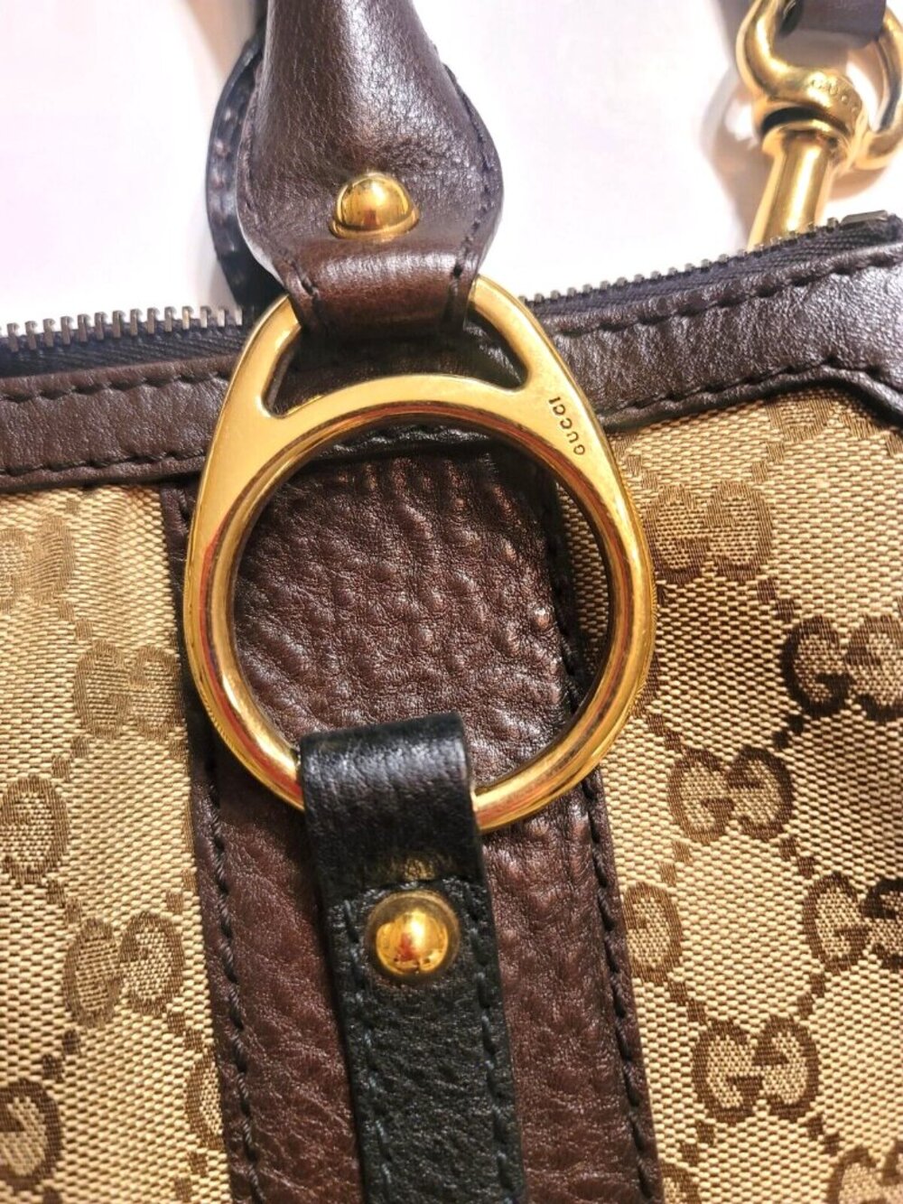 Gucci Monogram Large Convertable Purse - Picture 4 of 9